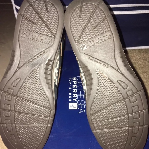 NWB Women’s Sperry Hikerfish Black Leopard 8M. - Picture 7 of 8